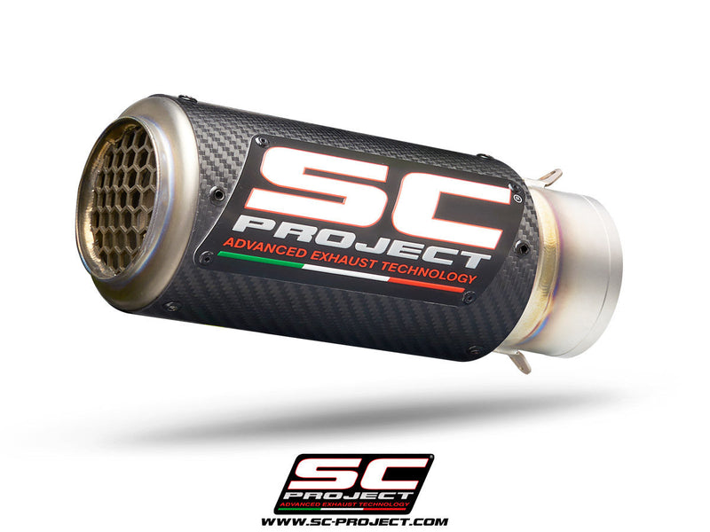 SC-Project CR-T slip-on silencer and titanium de-cat pipe for Yamaha YZF-R1 RN65