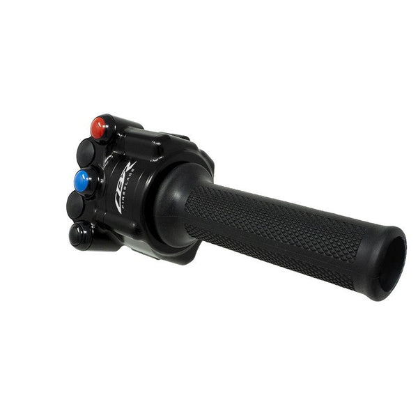 JetPrime CNC aluminium throttle housing Honda CBR 1000 RR SC77 black anodised JP ACC 017