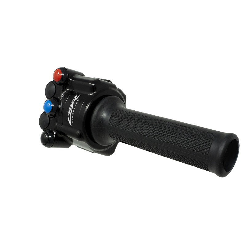 JetPrime CNC aluminium throttle housing Honda CBR 1000 RR SC77 black anodised JP ACC 017