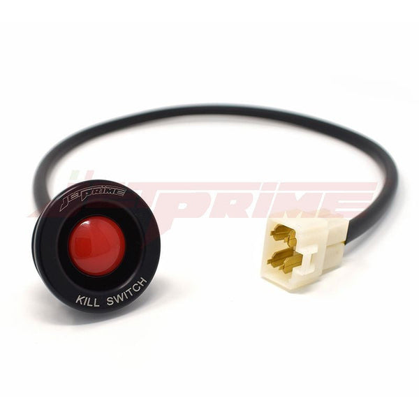 JetPrime JP KS 015 kill switch button for Yamaha YZF-R3 in titanium finish