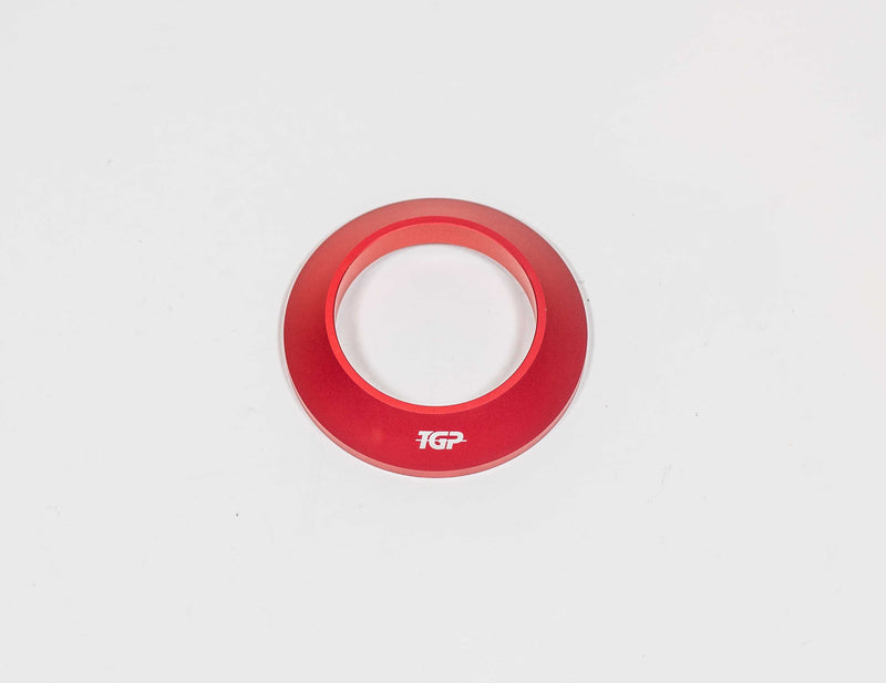 TGP MotoRacing aluminium rear wheel centring cone for Ducati Panigale V4 in anodised red