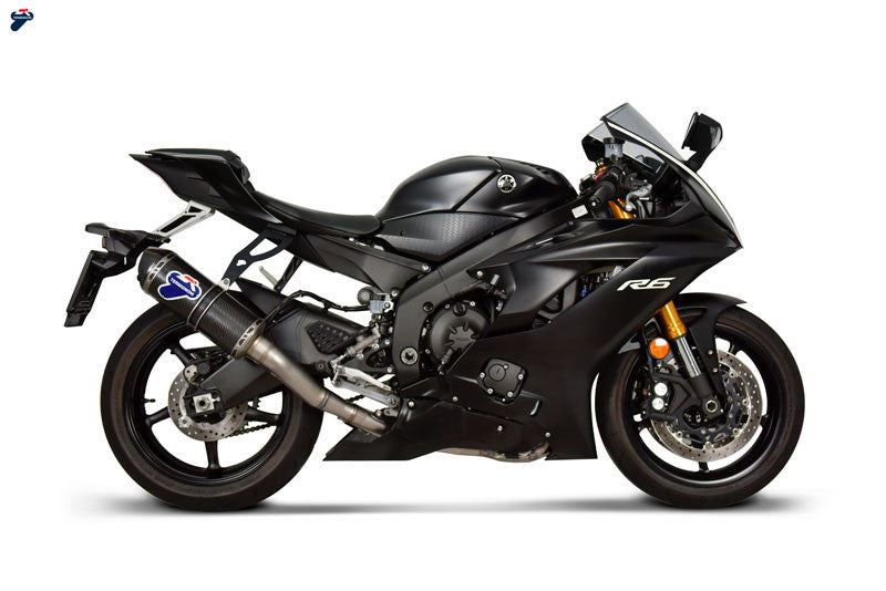 Termignoni Titanium Kit SSP full exhaust system for Yamaha YZF-R6, titanium headers and carbon silencer