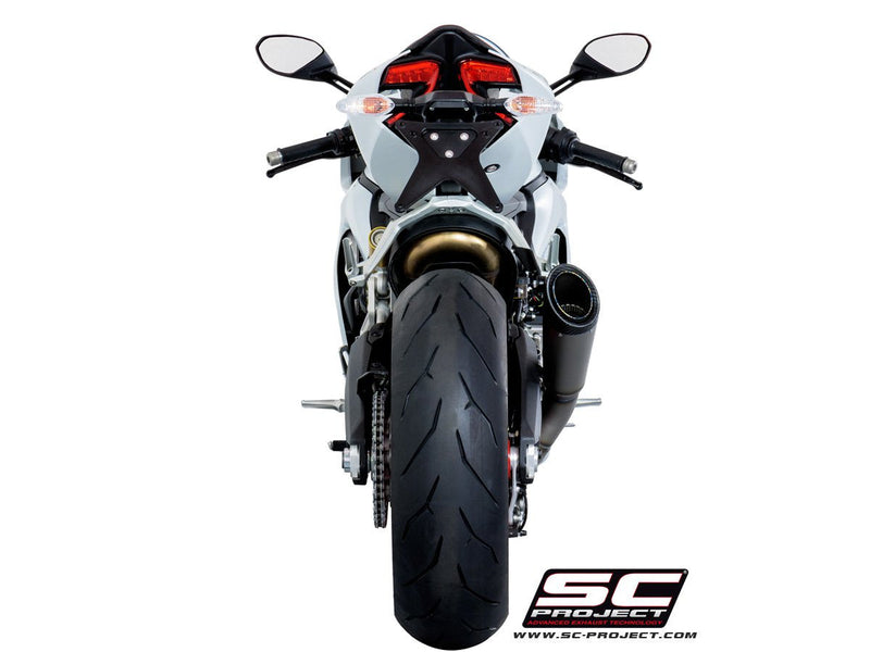 SC-Project RACE S1 titanium slip-on silencer with carbon end-cap for Ducati Panigale 959