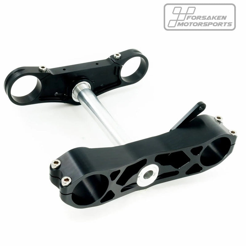 Forsaken Motorsport black anodised triple clamp for BMW S1000RR K46 2009–2014