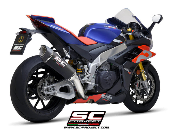 SC-Project SC1-R 350mm slip-on silencer for Aprilia RSV4 1100 Factory 2021-2024