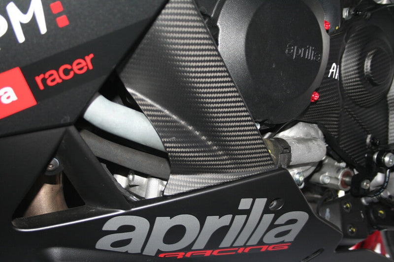 Fullsix carbon belly pan insert set for Aprilia RSV4 RSV4 1100 gloss matte finish
