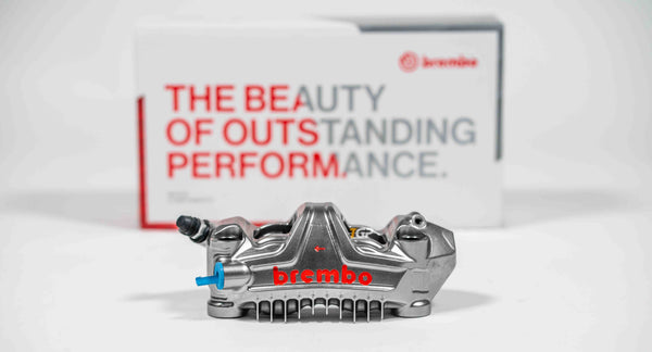 Brembo Racing Moto2 P4/34-38 Monoblock Brake Caliper Left 108mm XC1FV10 nickel finish