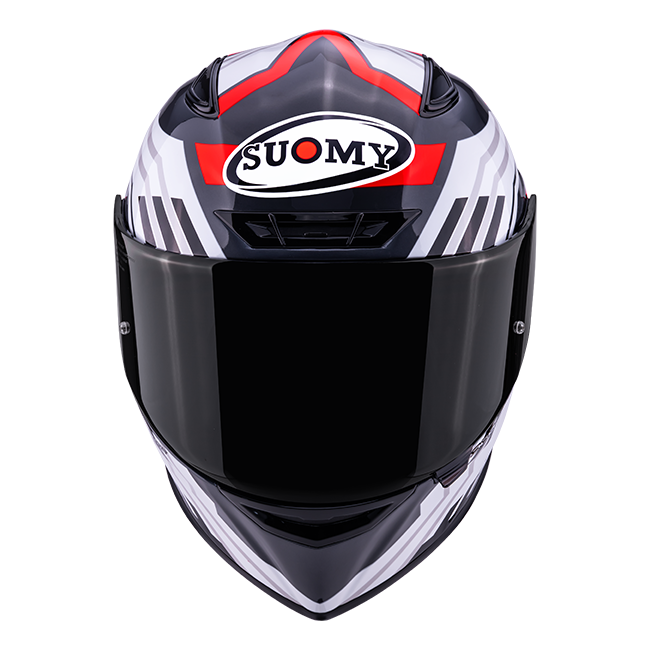 Suomy Track-1 Framework White/Red full-face helmet K6T10022