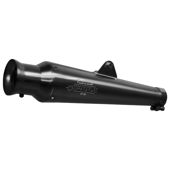 Spark Exhaust Trumpet Universal Silencer Black Series G00SI12B