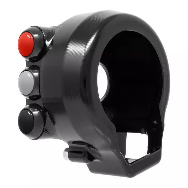 JetPrime JP ACC 056 CNC Ergal throttle housing with handlebar switch for Ducati Panigale V4 2025-2026