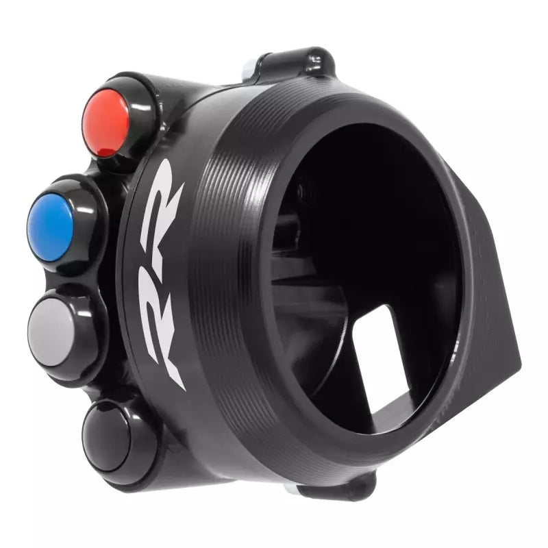 JetPrime CNC aluminium throttle housing with handlebar switch for BMW S1000RR K67 2021-2026, JP ACC 038