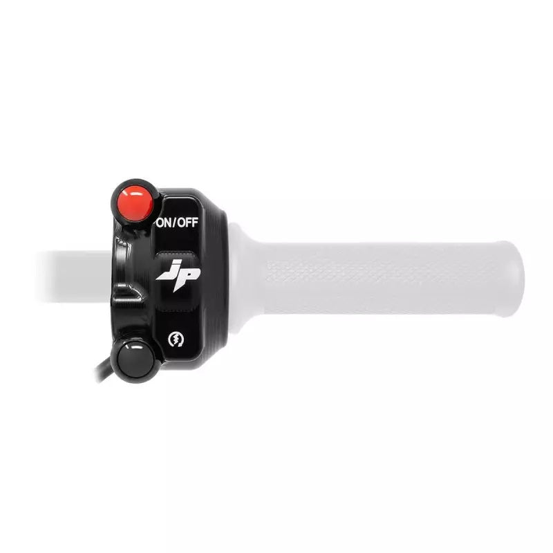 JetPrime JP ACC 050 CNC aluminium throttle housing with handlebar switch for Ducati Panigale 899