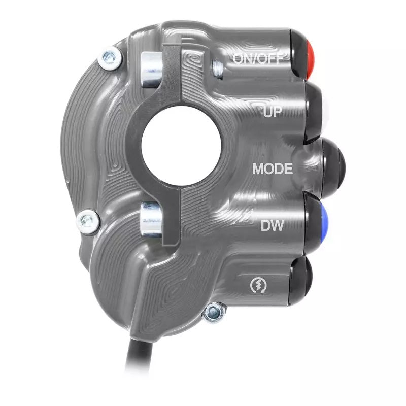 JetPrime CNC aluminium throttle housing with handlebar switch for Yamaha YZF-R1/M RN65