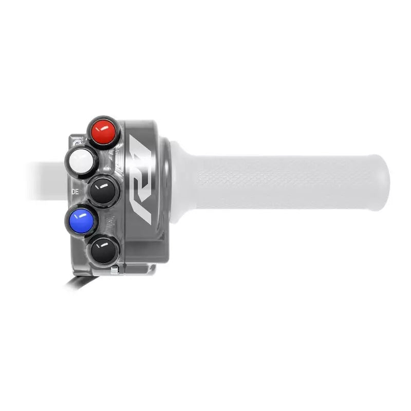 JetPrime CNC aluminium throttle housing with handlebar switch for Yamaha YZF-R1/M RN65
