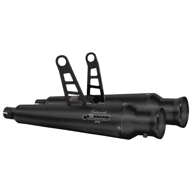 Spark Exhaust Trumpet slip-on pair Black Series Triumph Bonneville T120 GTR0208BOM