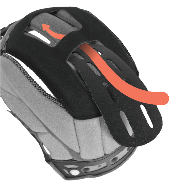 Shoei Top Pad Firm Type-P for GT-Air3 / Neotec 3 / J-Cruise 3