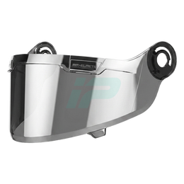 MT-Helmets Jarama SV Visor Silver, Black Chrome Vents