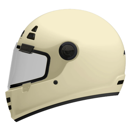 MT-Helmets Jarama SV Pure A3 Full-Face Helmet – Gloss Cream White