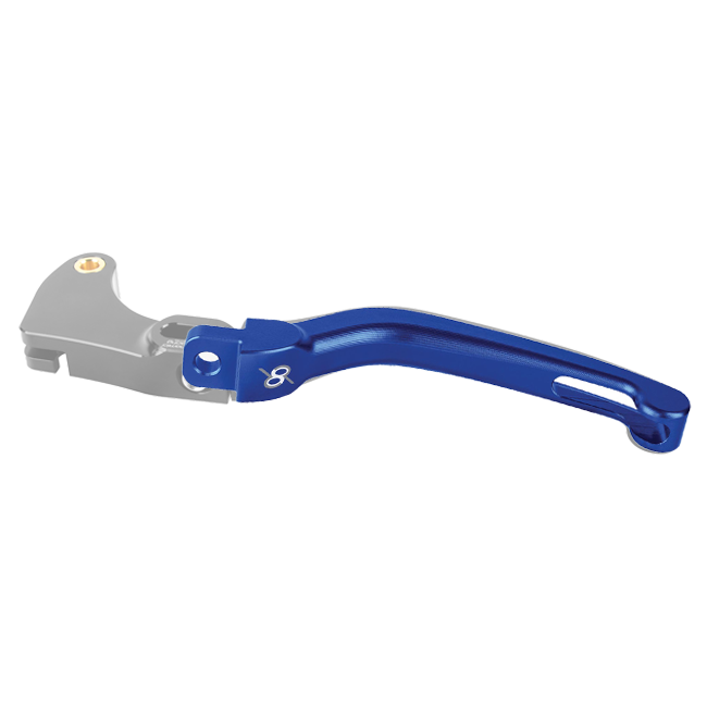 Bonamici Racing LC040 folding clutch lever for Kawasaki ZX-10 R/RR in anodised aluminium