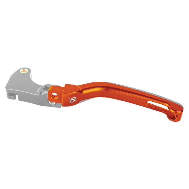 Bonamici Racing LC010 folding clutch lever for Yamaha YZF-R6 in anodised aluminium