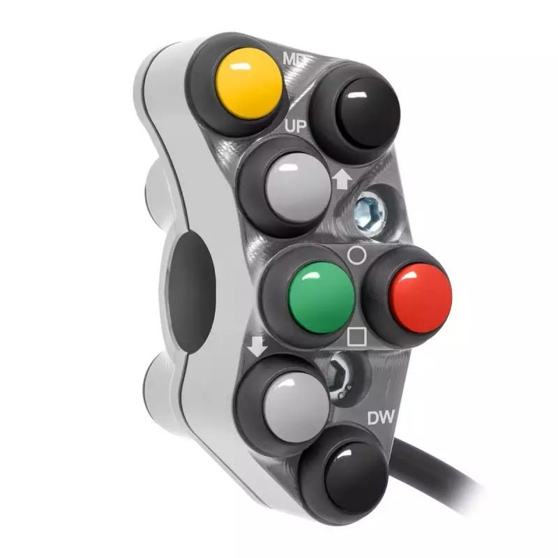 JetPrime JP PSR DU056 race left handlebar switch for Ducati Panigale V4 in anodised aluminium
