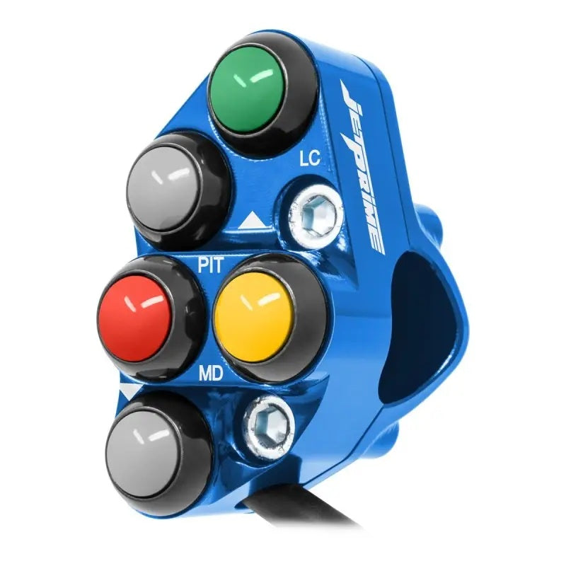 JetPrime JP PSR HO017 Race left handlebar switch for Honda CBR 1000 RR SC77 anodised aluminium