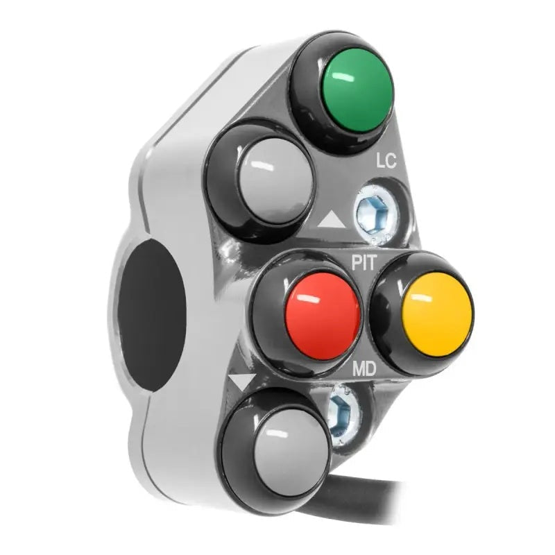 JetPrime JP PSR HO017 Race left handlebar switch for Honda CBR 1000 RR SC77 anodised aluminium