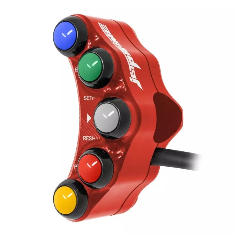 JetPrime JP PLSR 054 race left handlebar switch for Kawasaki ZX-10 R/RR 2021-2026