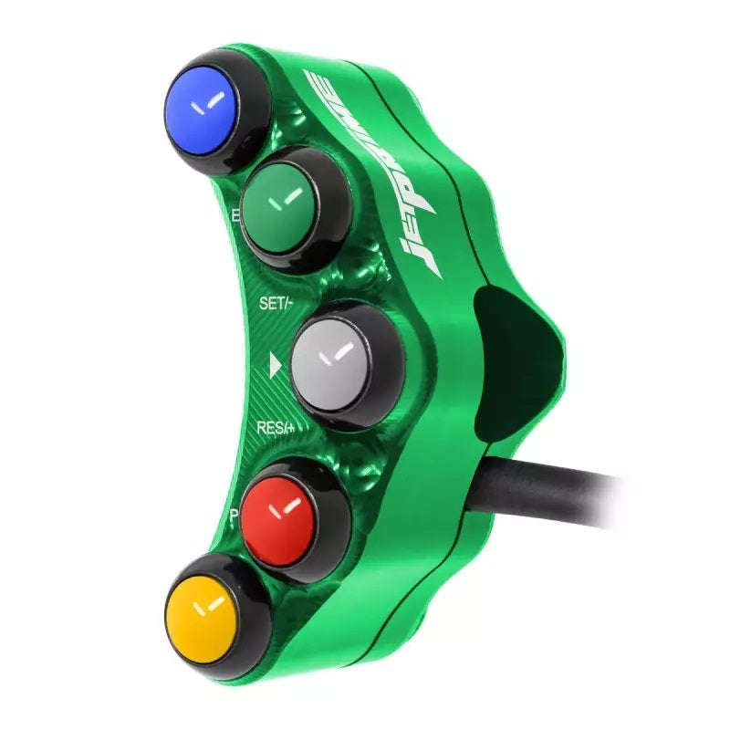JetPrime JP PLSR 054 race left handlebar switch for Kawasaki ZX-10 R/RR 2021-2026