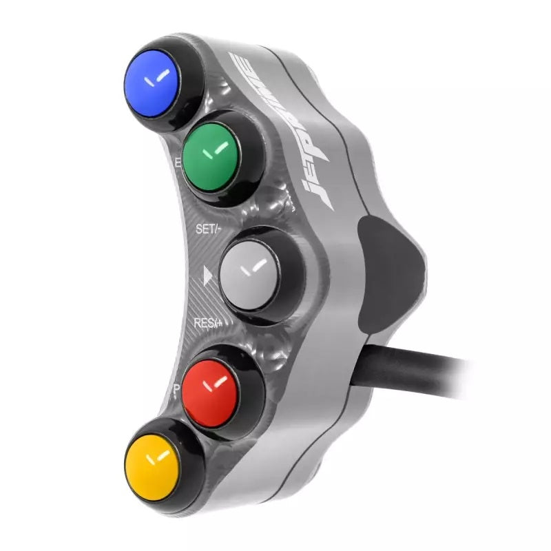 JetPrime JP PLSR 054 race left handlebar switch for Kawasaki ZX-10 R/RR 2021-2026