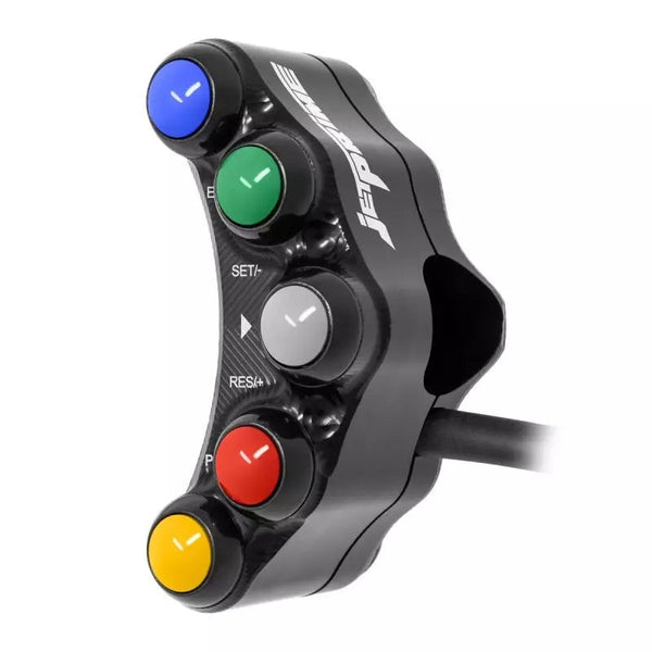 JetPrime JP PLSR 054 race left handlebar switch for Kawasaki ZX-10 R/RR 2021-2026