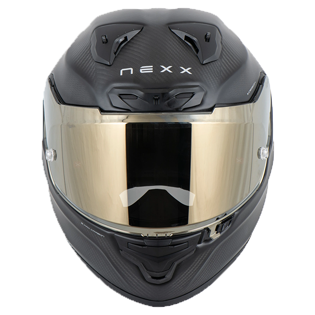 Nexx X.R3R Zero Pro 2 helmet in carbon gold matt finish