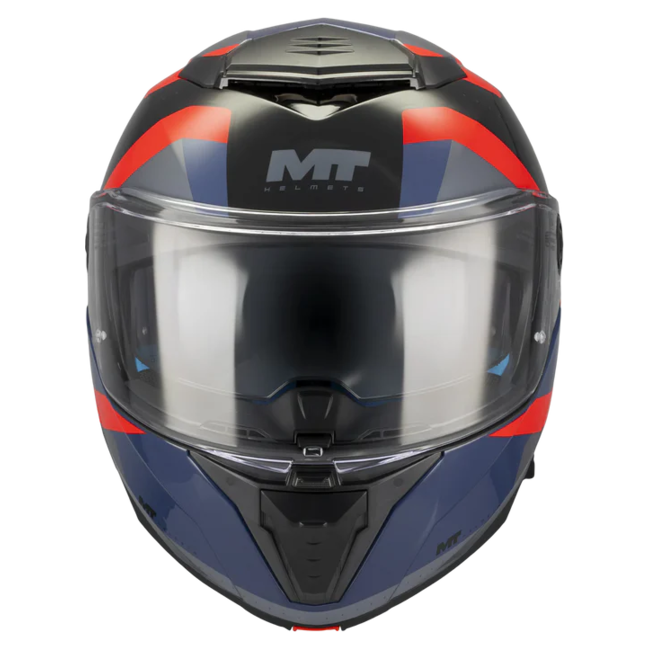 MT-Helmets Atom 2 SV Dexter B15 Flip-Up Helmet – Gloss – front view