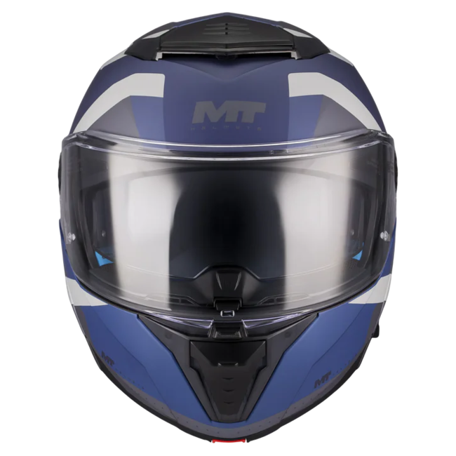 MT-Helmets Atom 2 SV Dexter C2 Flip-Up Helmet – Matt – front view
