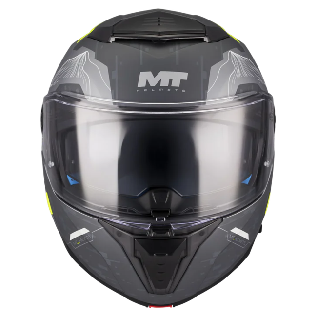 MT-Helmets Atom 2 SV Highlands E2 Flip-Up Helmet – Matt – front view