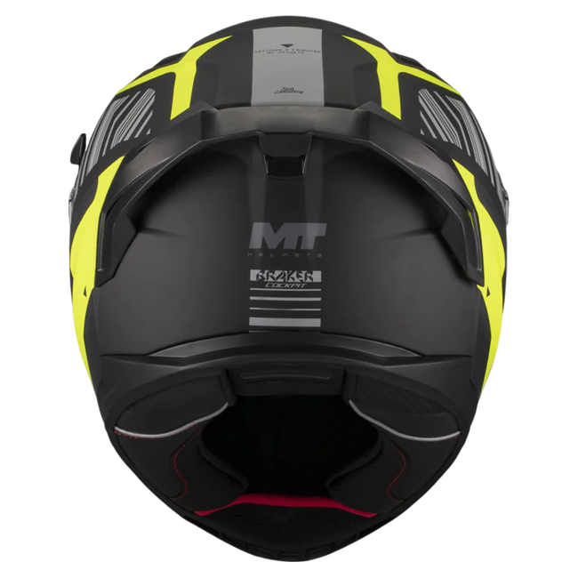 MT-Helmets Braker SV Cockpit B13 Full-Face Helmet – Matt – rear view
