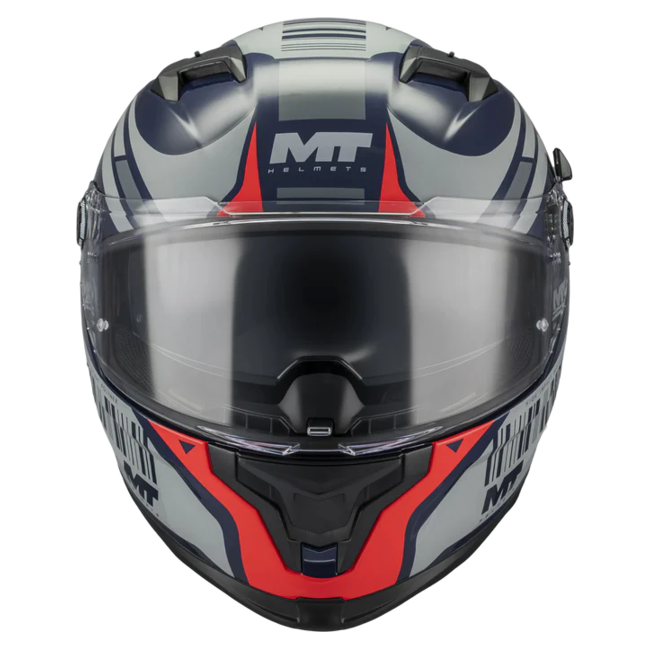 MT-Helmets Braker SV Cockpit C5 Full-Face Helmet – Gloss – front view