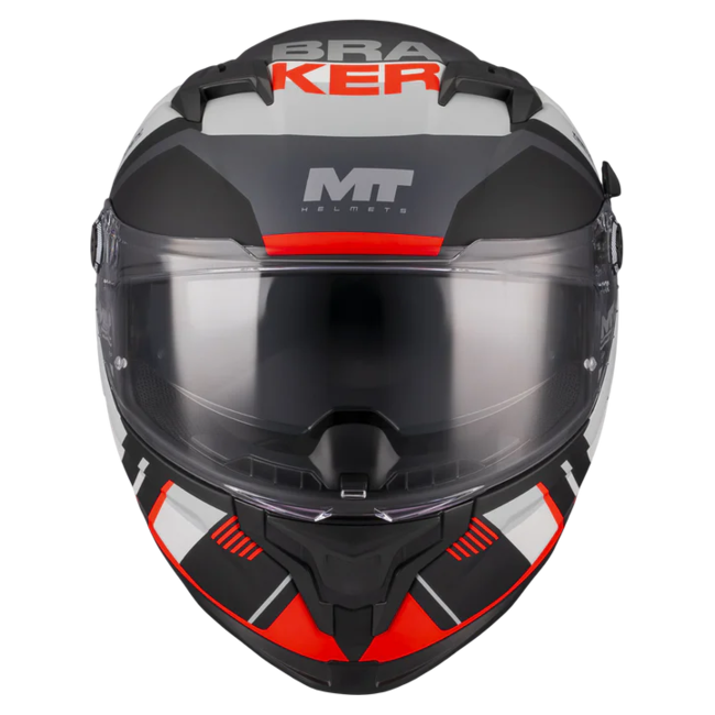 MT-Helmets Braker SV Inception B5 Full-Face Helmet – Matt – front view