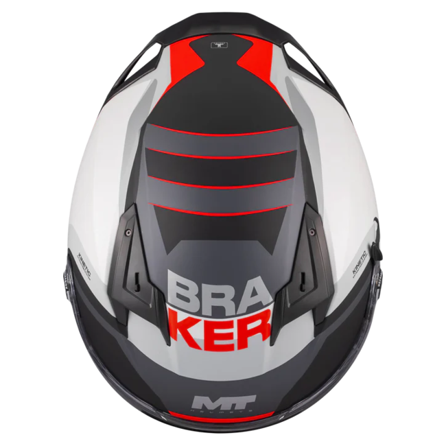 MT-Helmets Braker SV Inception B5 Full-Face Helmet – Matt – top view