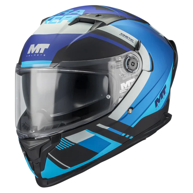MT-Helmets Braker SV Inception B7 Full-Face Helmet – Matt – front three-quarter view