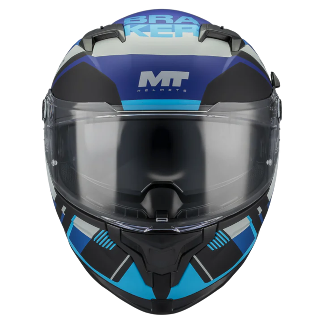 MT-Helmets Braker SV Inception B7 Full-Face Helmet – Matt – front view