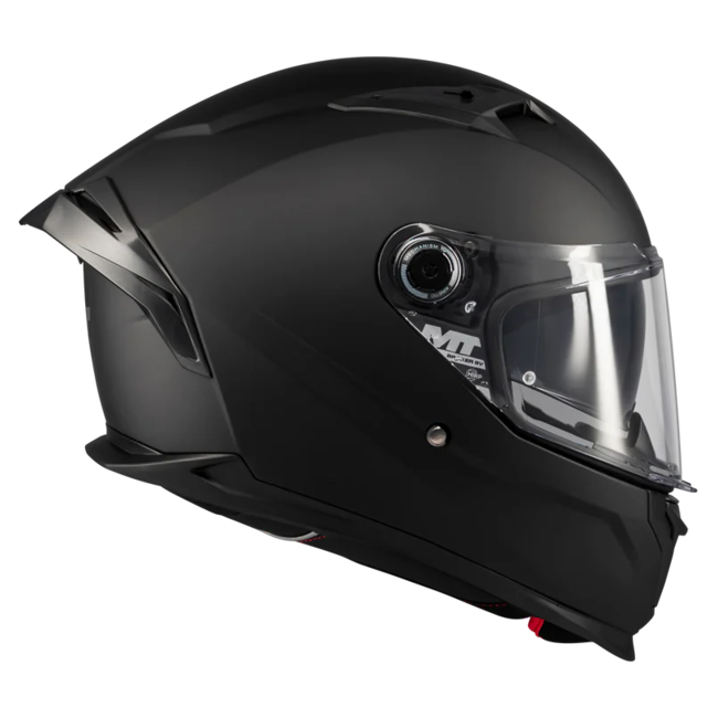 MT-Helmets Braker SV Pure A1 Full-Face Helmet – Matt Black – rear view