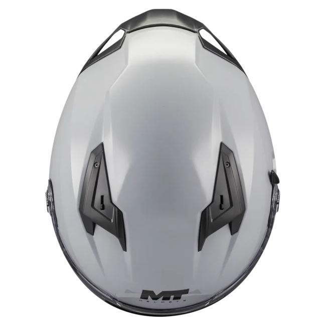MT-Helmets Braker SV Pure A12 Full-Face Helmet – Gloss Grey – view 7