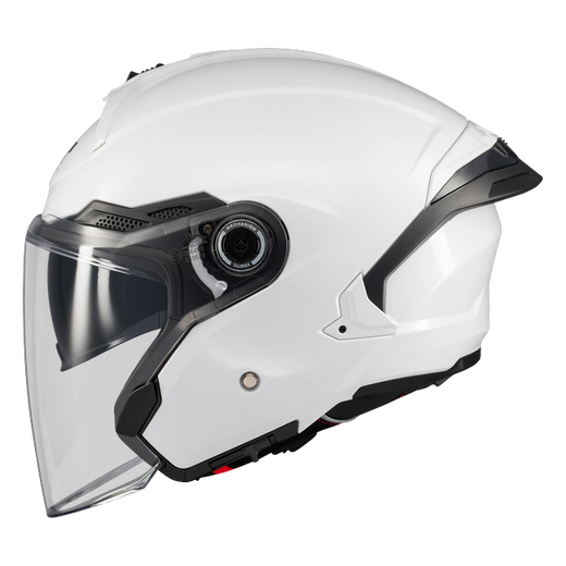 MT-Helmets Cosmo SV Pure A0 Jet Helmet – Gloss White
