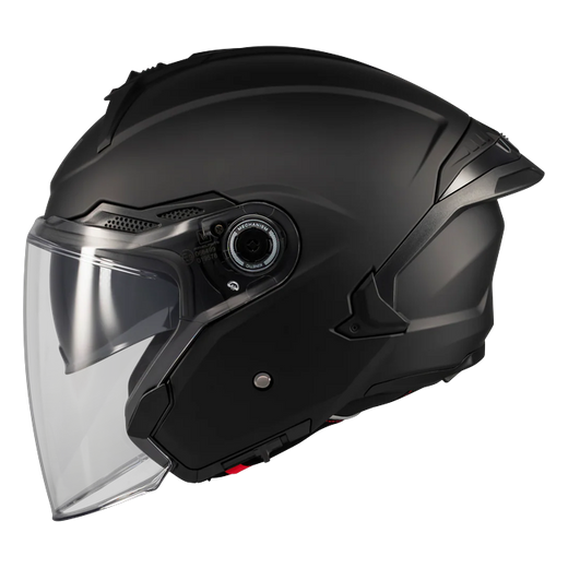 MT-Helmets Cosmo SV Pure A1 Jet Helmet – Matt Black