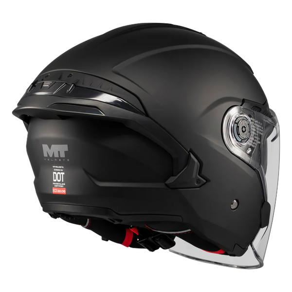 MT-Helmets Cosmo SV Pure A1 Jet Helmet – Matt Black