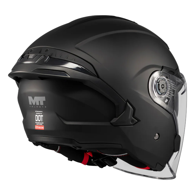 MT-Helmets Cosmo SV Pure A1 Jet Helmet – Matt Black