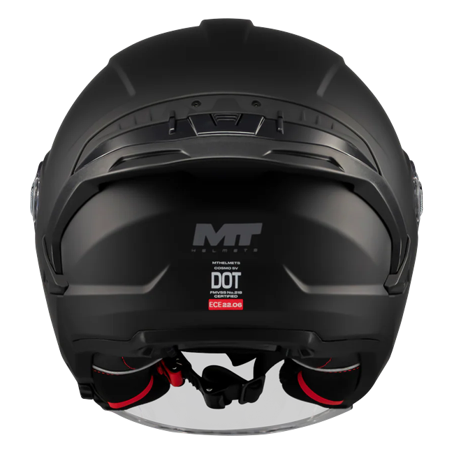 MT-Helmets Cosmo SV Pure A1 Jet Helmet – Matt Black
