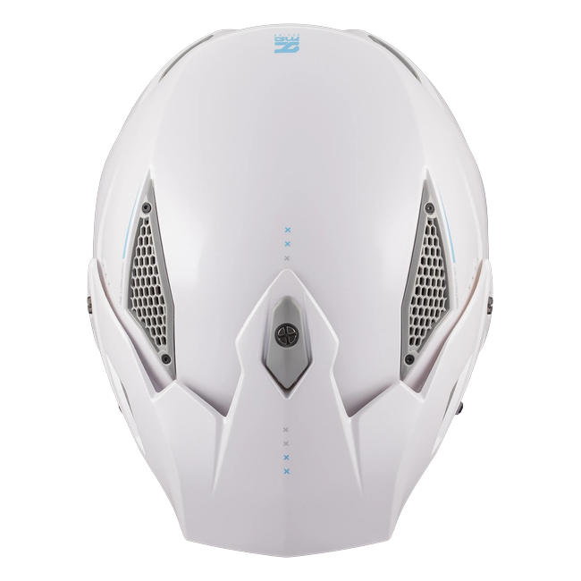 MT-Helmets District SV S Soul A2 Trail Helmet – Gloss White – top view