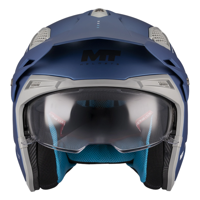 MT-Helmets District SV S Soul C7 Trail Helmet – Matt Dark Blue – front view